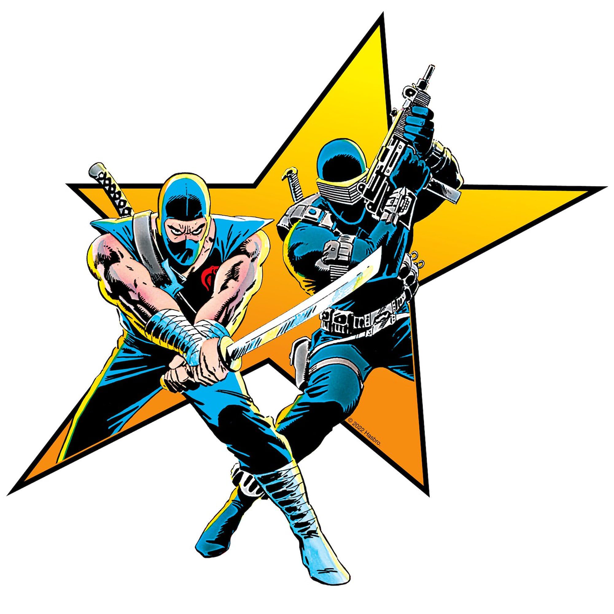 G.I. Joe Storm Shadow & S Square Stickers 10-Pack - Waterproof Vinyl Decals for Laptops, Cars, Helmets & DIY Projects | CafePress Official
