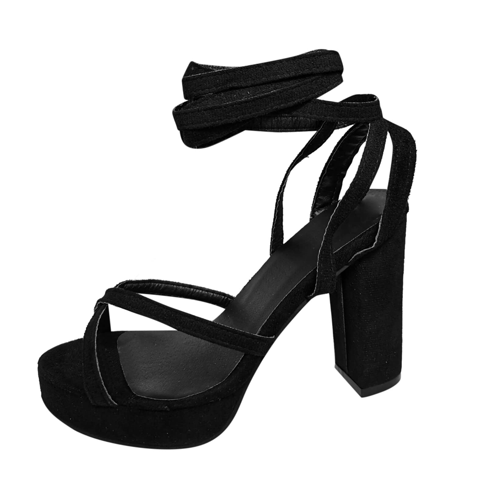 Women's Breathable Summer Beach Sandals - Fashionable Toe-Knob Lace-Up Casual Sandals for Outdoor Walking, Vacation & Seaside Wear