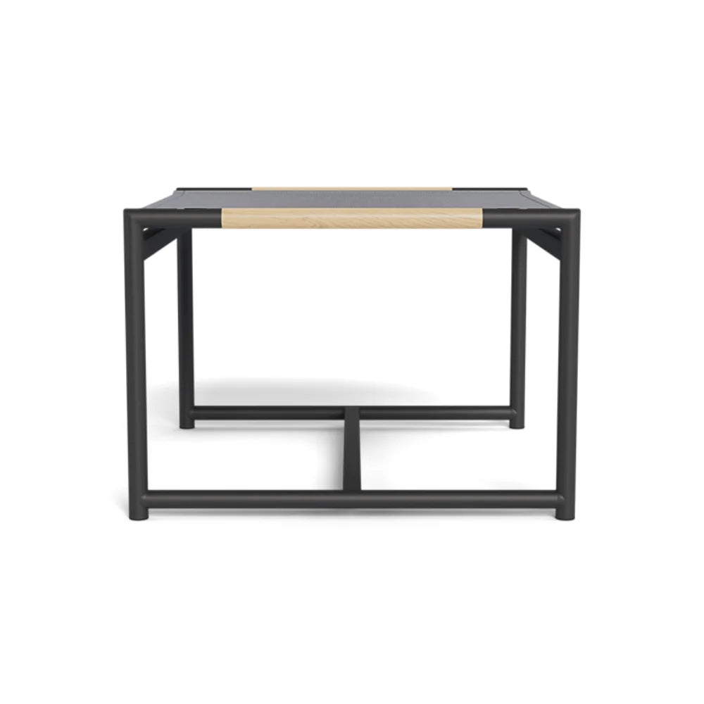 Lightweight Aluminum Outdoor Footstool - Portable & Durable Patio Stool for Garden, Poolside, Camping, and Beach Relaxation