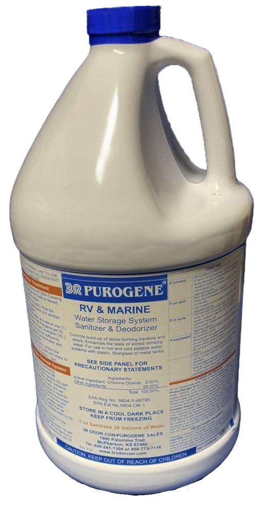 1 Gallon Water Purifier - Removes Odors & Improves Taste for Fresh Drinking Water | Ideal for Emergency Preparedness, Camping, and Long-Term Water Storage