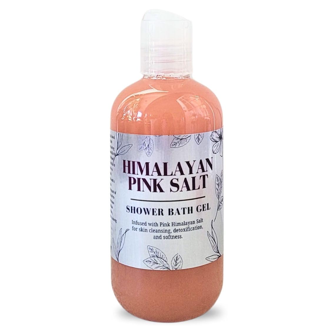 Himalayan Pink Salt Shower Gel - Natural Exfoliating & Detoxifying Body Wash for Soft Skin | Spa-Like Bath Experience at Home