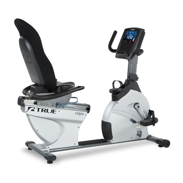 TRUE Fitness ES900 Recumbent Exercise Bike with T9 Touchscreen - Home Gym Equipment for Low-Impact Cardio Workouts & Physical Therapy
