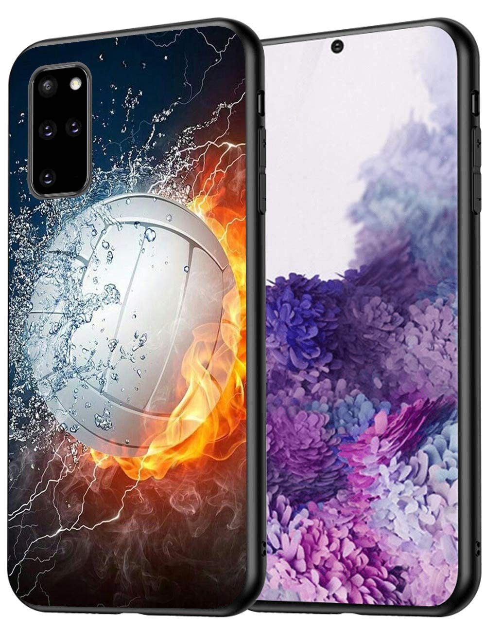 Samsung Galaxy S20 Plus Case - Shockproof TPU Silicone Protective Phone Cover with Volleyball Design | Perfect for Sports Enthusiasts & Outdoor Activities