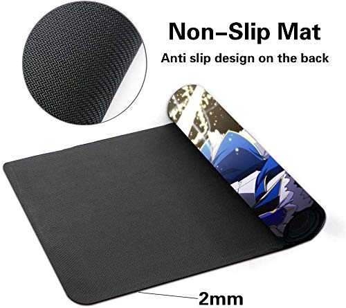 Fate Stay Night Anime Mouse Pad - Large Gaming Desk Mat for Computer & Keyboard - Saber Alter Fate Grand Order Design - Perfect for PC Gaming, Office Work & Anime Decor (234)