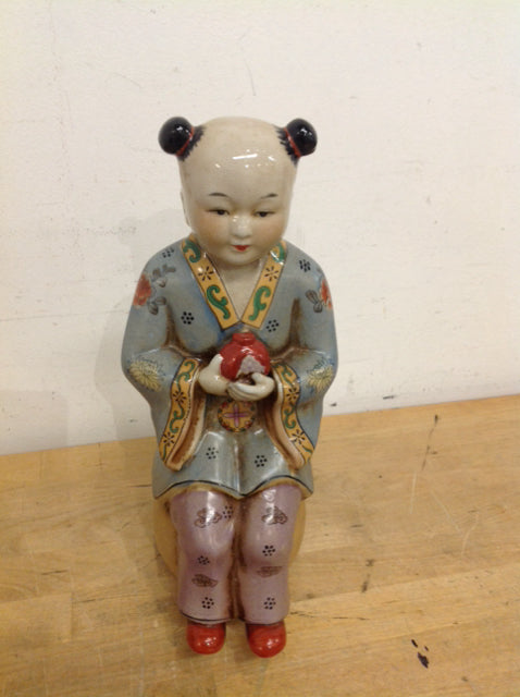 13 Asian Ceramic Statues - Handcrafted Buddha & Deity Figurines for Home Decor, Meditation & Feng Shui | Perfect for Living Room, Office & Garden