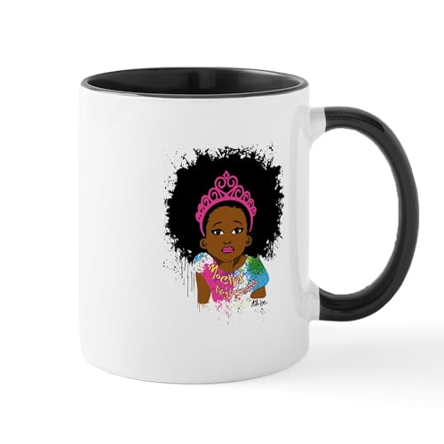 White/Black Inside - Mocha Princess Mugs