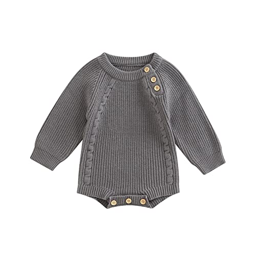 Gray Sweater Romper