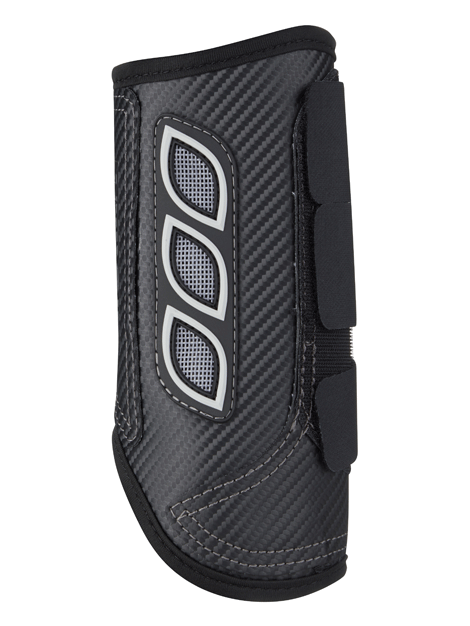 LeMieux Carbon Air XC Horse Riding Boots - Black Front - Lightweight & Breathable for Cross-Country & Show Jumping