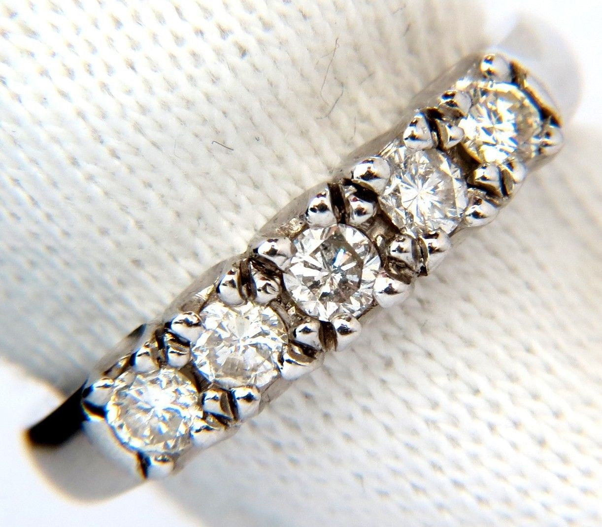 0.55CT Diamond Ring - Classic 14K Gold Wedding Band (H/VS) for Engagement, Anniversary & Special Occasions