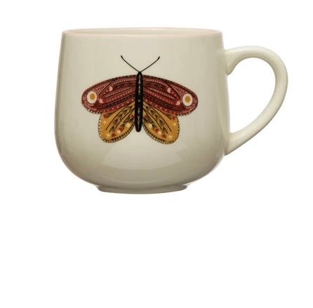 Premium Insect Stoneware Mug Set - Durable Ceramic Coffee Cups for Home, Office & Outdoor Use - Perfect for Tea, Coffee & Hot Beverages