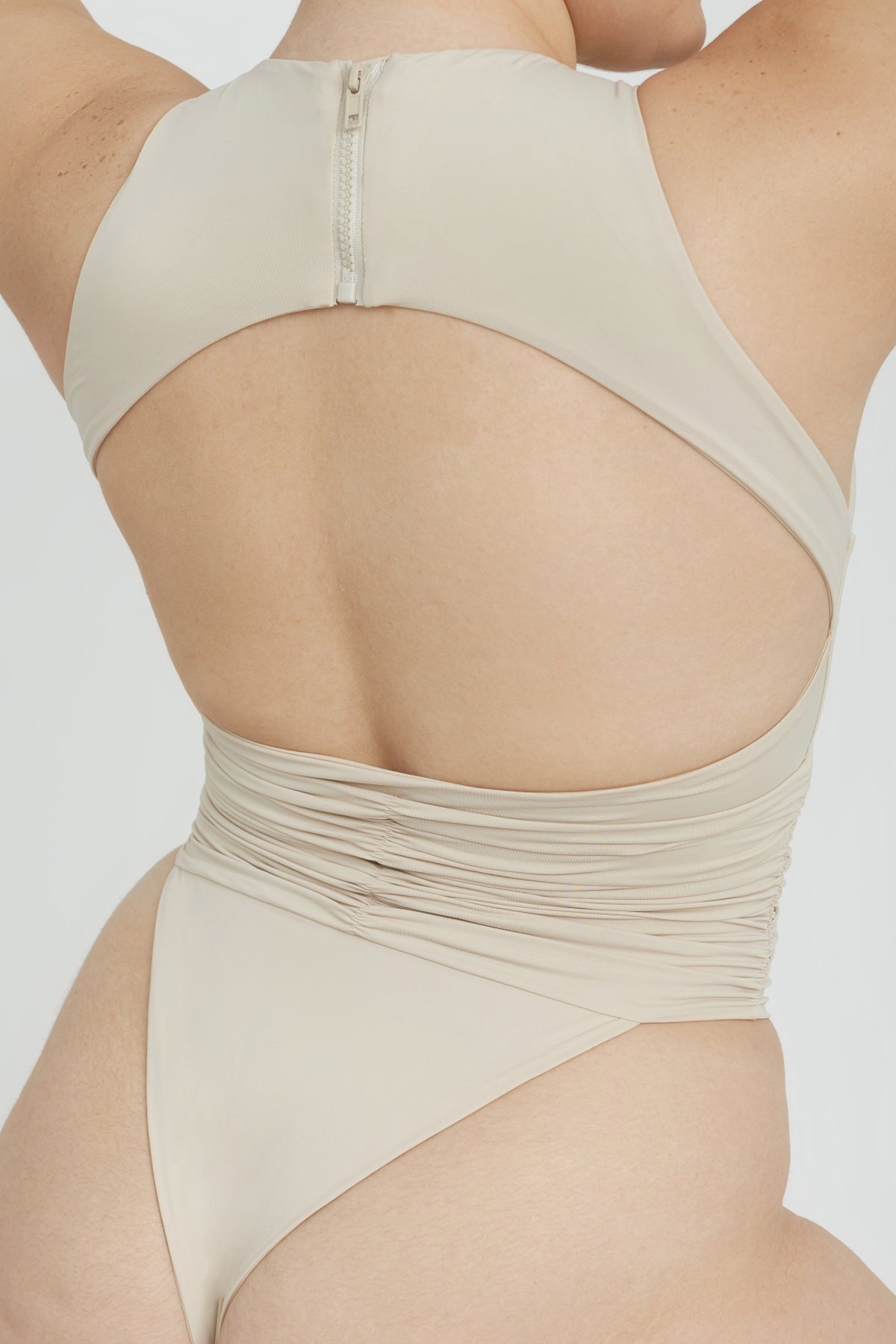 Jace Thong One Piece Coconut - Comfortable & Stylish Swimwear for Women - Perfect for Beach, Pool, and Summer Vacations