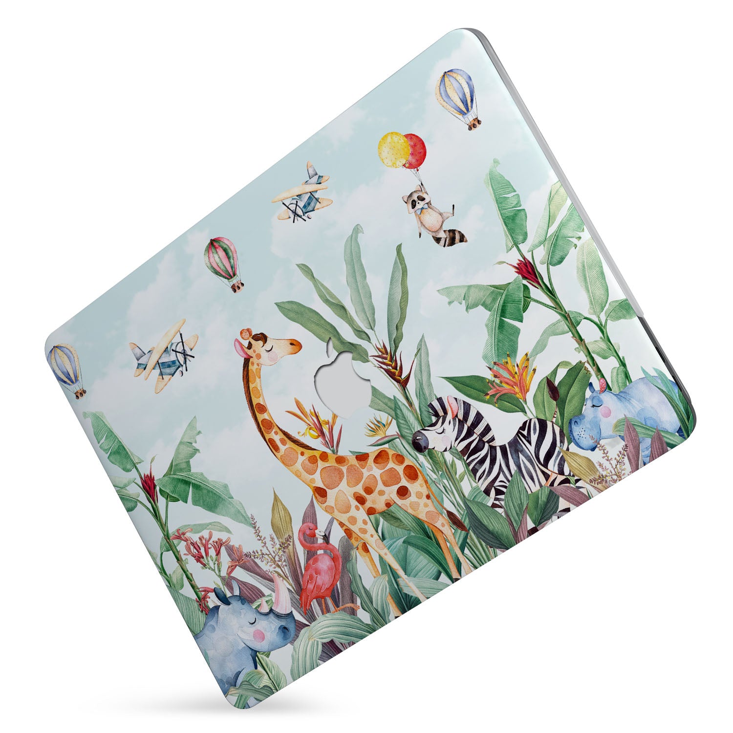 Premium MacBook Case with Rainforest Animal Design - Durable & Stylish Laptop Cover for MacBook Air/Pro - Perfect for Work, Travel & School