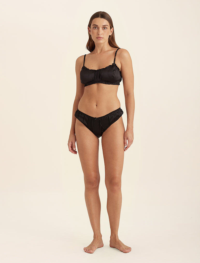 Audrey Washable Silk Bralette - Comfortable Wireless Bra for Women | Perfect for Yoga, Sleep & Everyday Wear