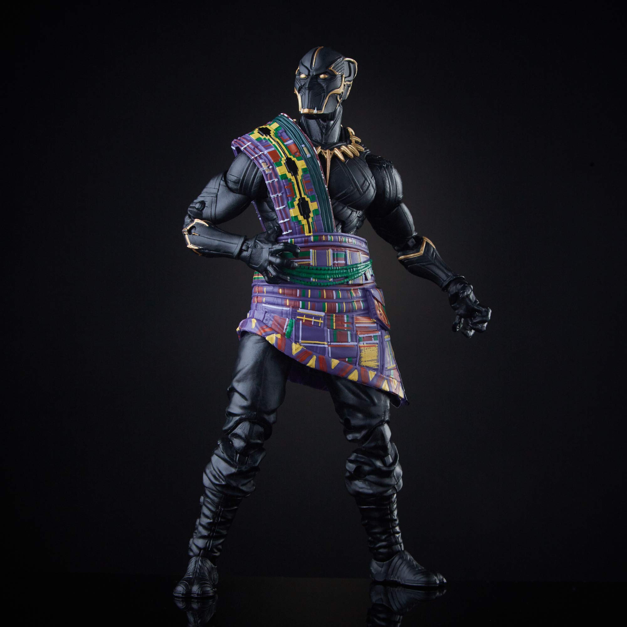 Marvel Legends Series Black Panther 6-inch T’Chaka Action Figure - Collectible Toy for Marvel Fans, Display & Role Play | Perfect for Home Decor, Office Display & Gift Giving