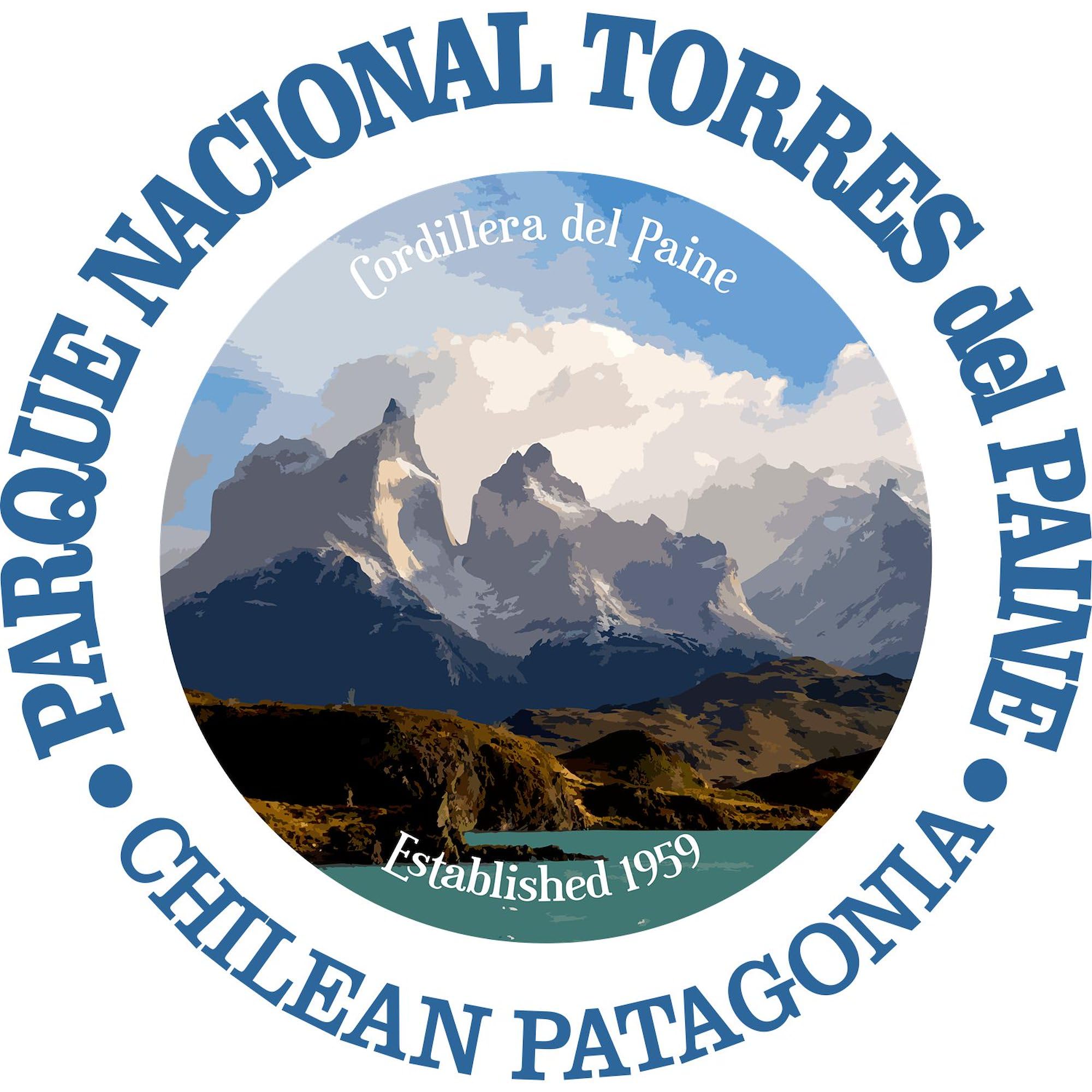 Torres Del Paine National Park Square Bumper Sticker - Waterproof Vinyl Car Decal for Cars, Laptops & Travel Gear | Perfect for Outdoor Enthusiasts & Nature Lovers