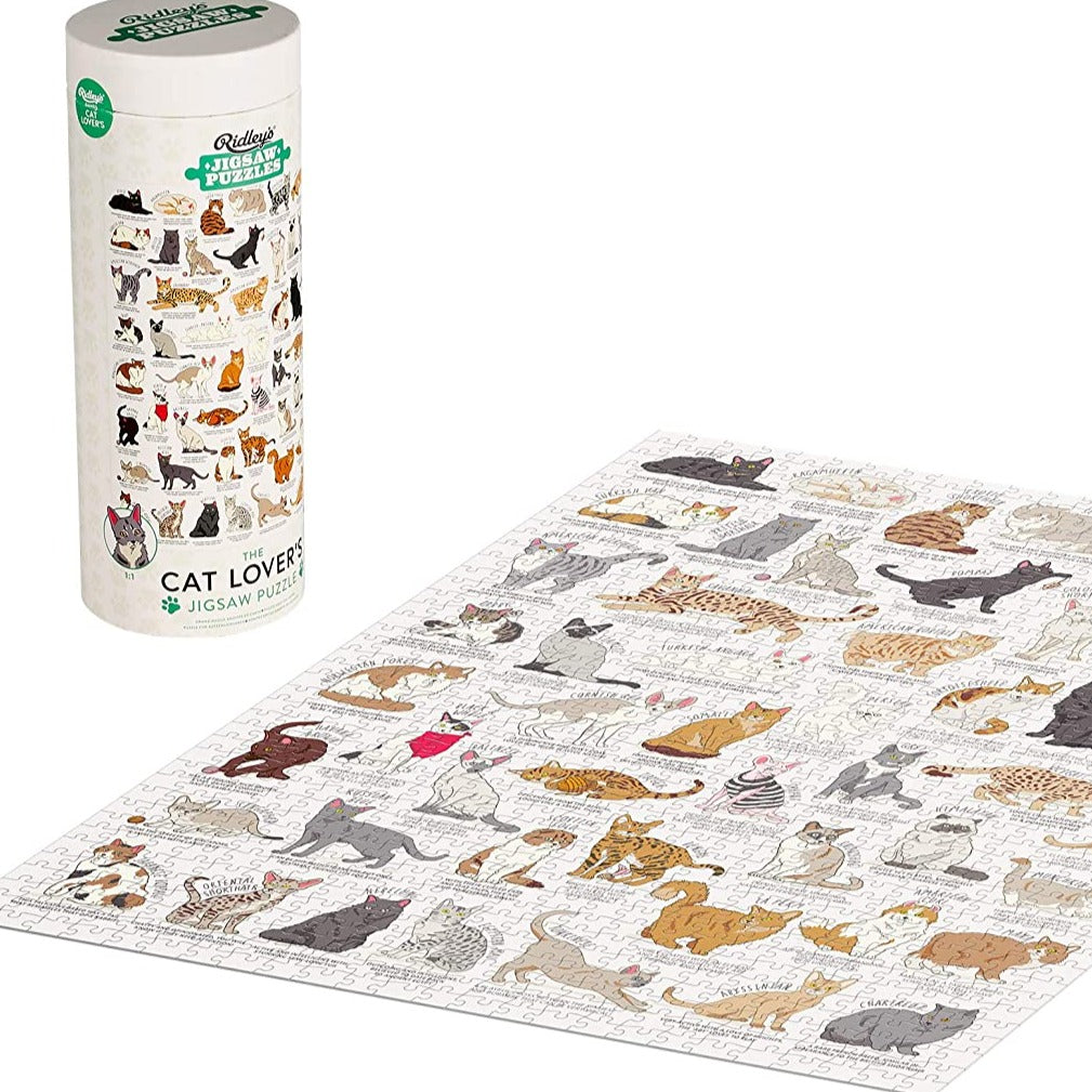 1000 Piece Cat Lovers Jigsaw Puzzle - Fun Family Game for Adults & Kids - Perfect for Relaxation & Stress Relief at Home