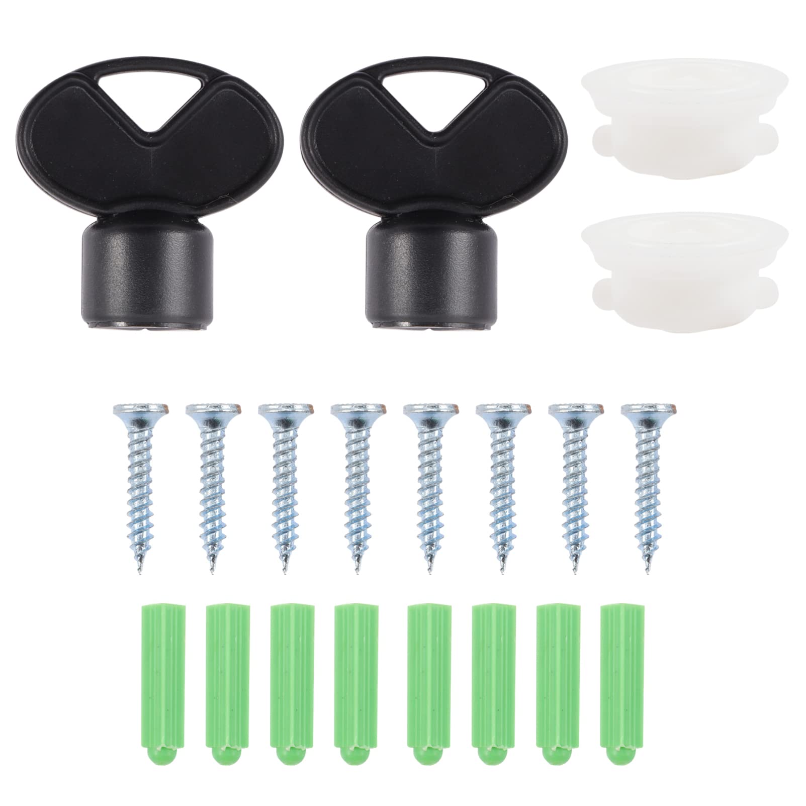 DOITOOL 2-Pack Universal Paper Towel Dispenser Keys - Compatible with Most Paper Towel Holders & Toilet Paper Dispensers - Perfect for Restrooms, Offices, and Home Use