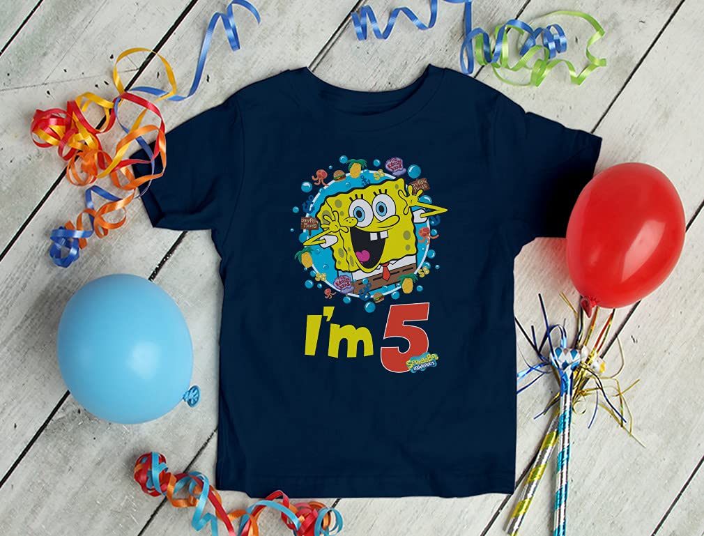 Official SpongeBob SquarePants 4th Birthday Toddler T-Shirt - 
