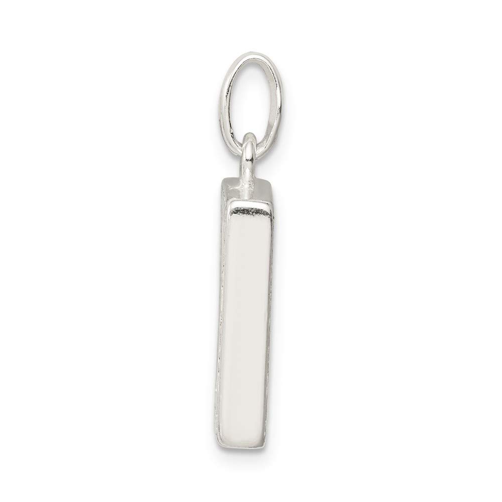 Sterling Silver Picture Frame Charm - Elegant Jewelry for Necklaces & Bracelets - Perfect for Gifts, Keepsakes & Photo Memories