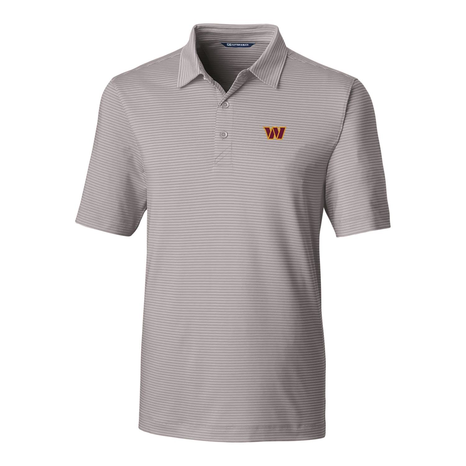 Cutter & Buck Men's NFL Big & Tall Forge Pencil Stripe Stretch Polo Shirt - Comfortable & Stylish Sports Apparel for Game Day & Casual Wear