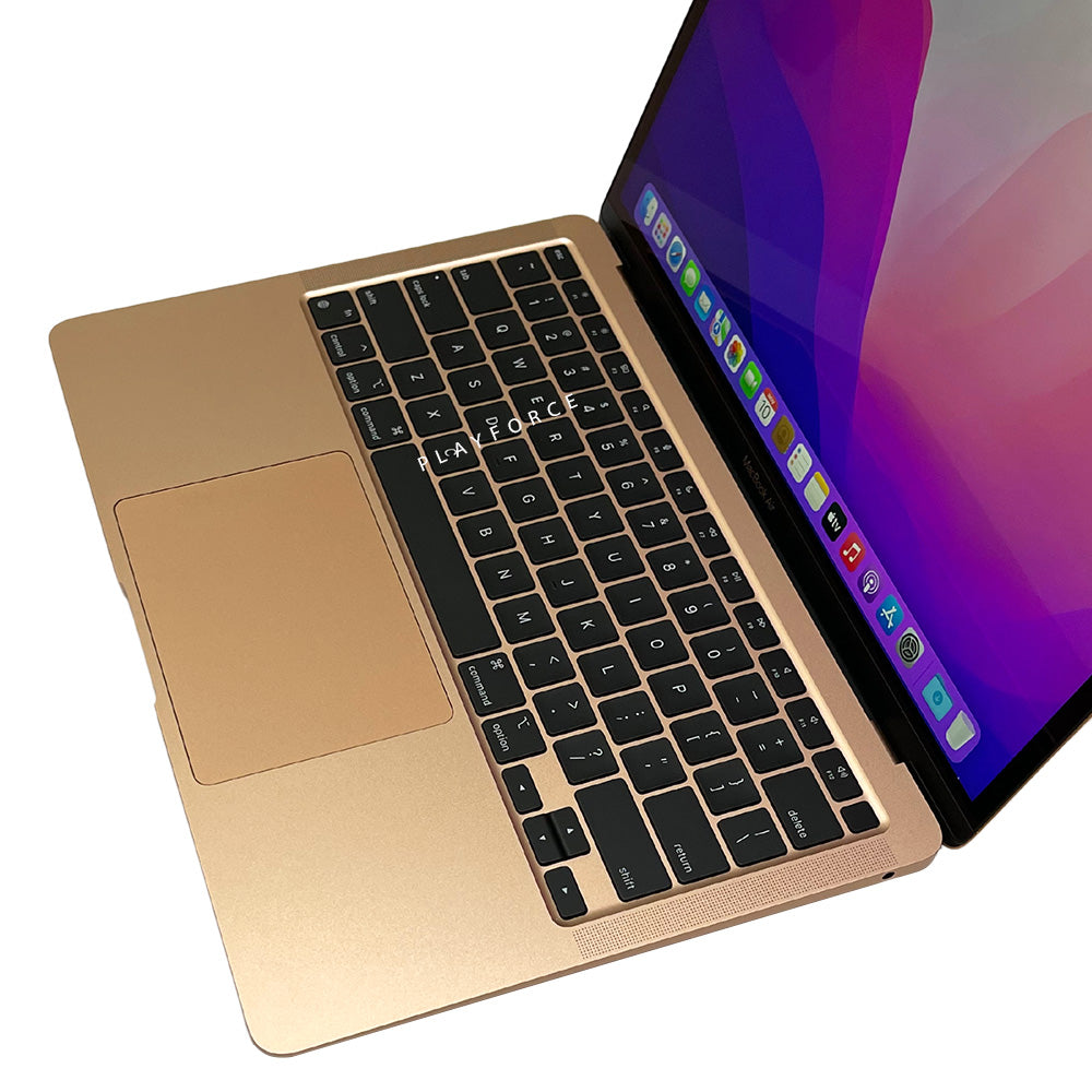 Apple MacBook Air M1 Chip 13-inch Laptop - 512GB SSD, 8GB RAM, Gold (Latest Model) - Perfect for Remote Work, Online Learning & Travel