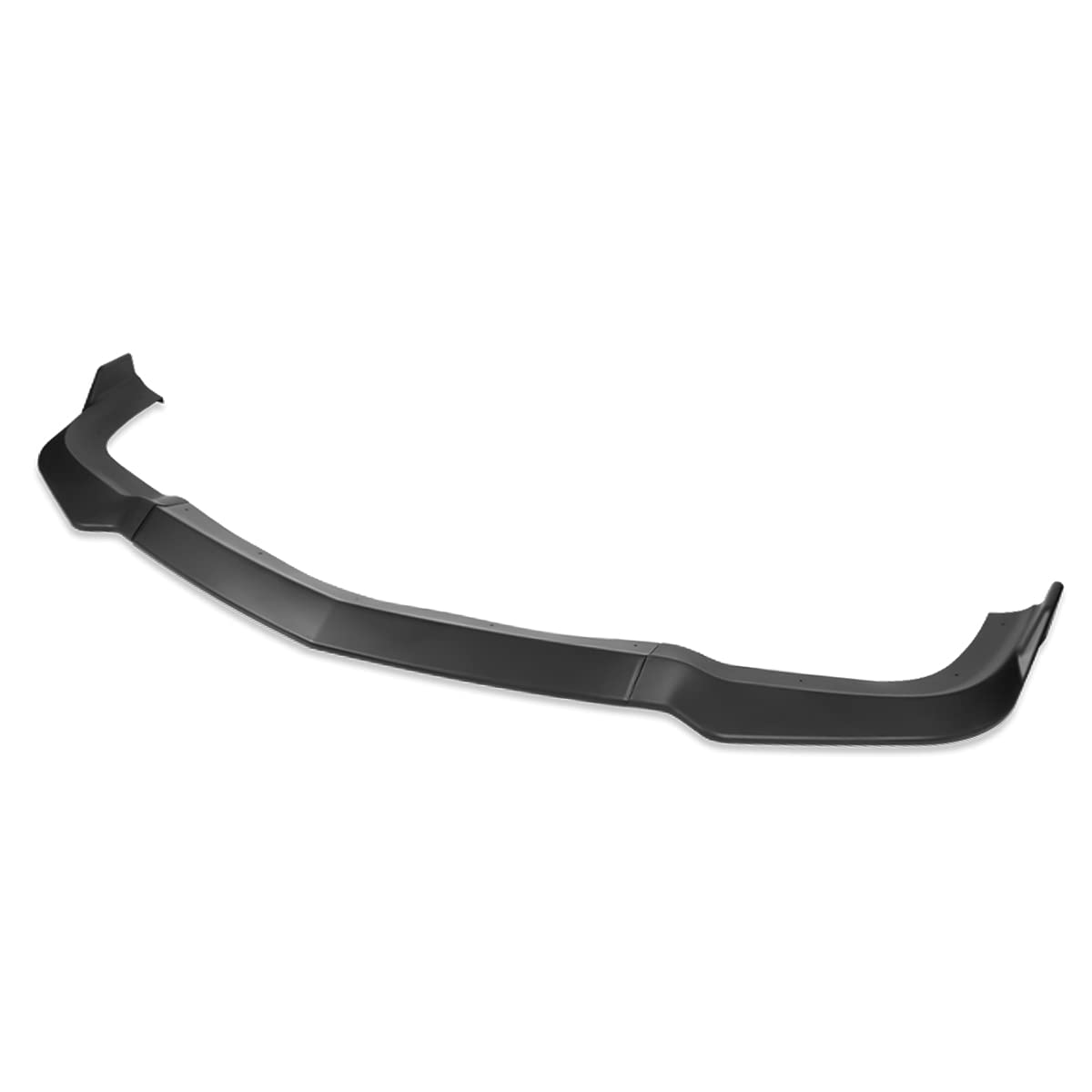 DNA MOTORING OE Style Front Bumper Lip with Side Canards for 2011-2014 Dodge Charger SRT | Matte Black Finish | 2-PU-568 | Enhances Aerodynamics & Sporty Look for Street Racing & Car Shows