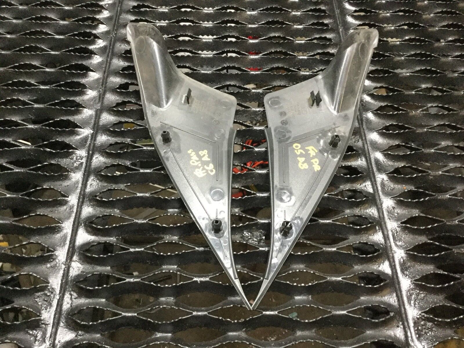 2003-2007 Audi A8 Front Door Mirror Trim Cover Set - Left & Right OEM Replacement - Perfect for Interior Upgrades & Car Restoration Projects