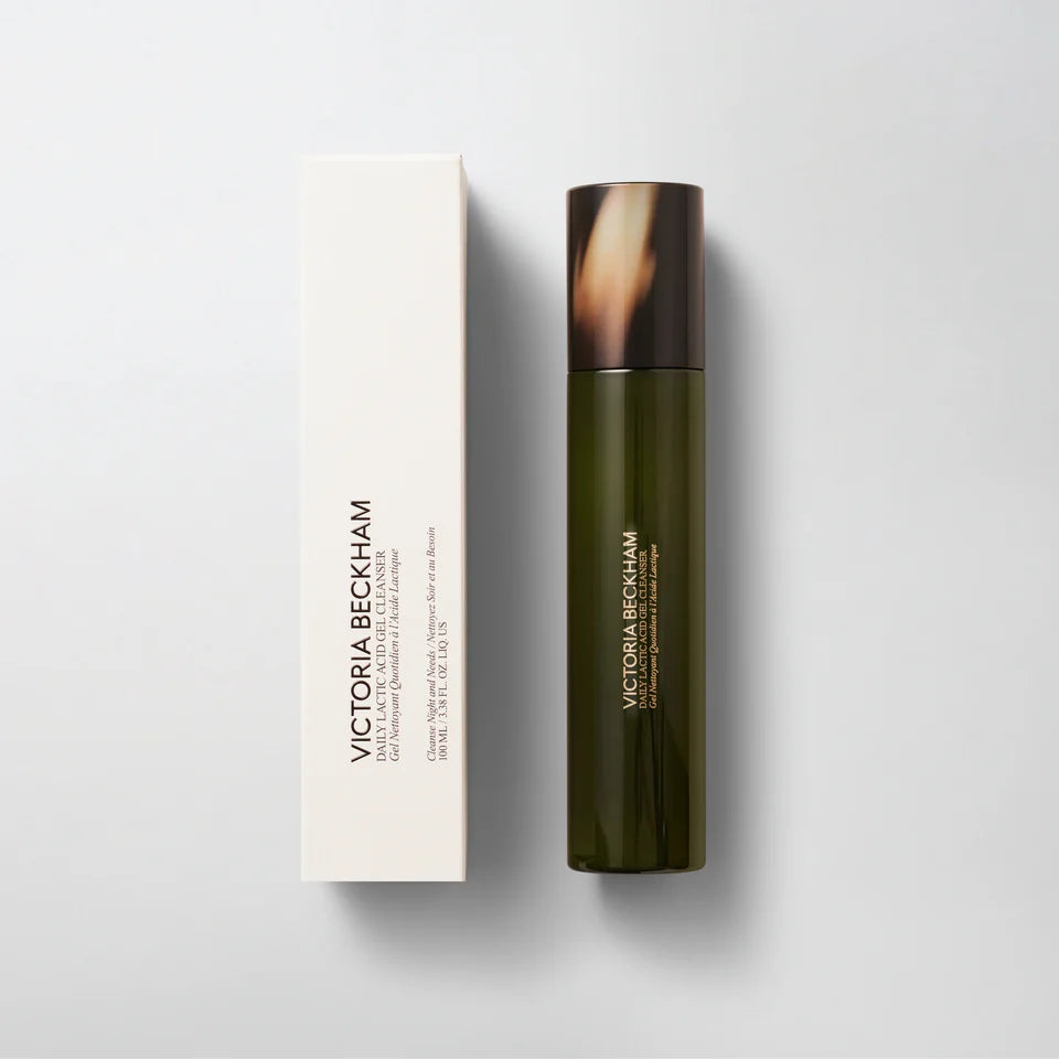 Lactic Acid Daily Cleansing Gel Face Wash | Victoria Beckham Beauty | Gentle Exfoliating & Deep Pore Cleanser for Glowing Skin | Perfect for Morning & Night Skincare Routine