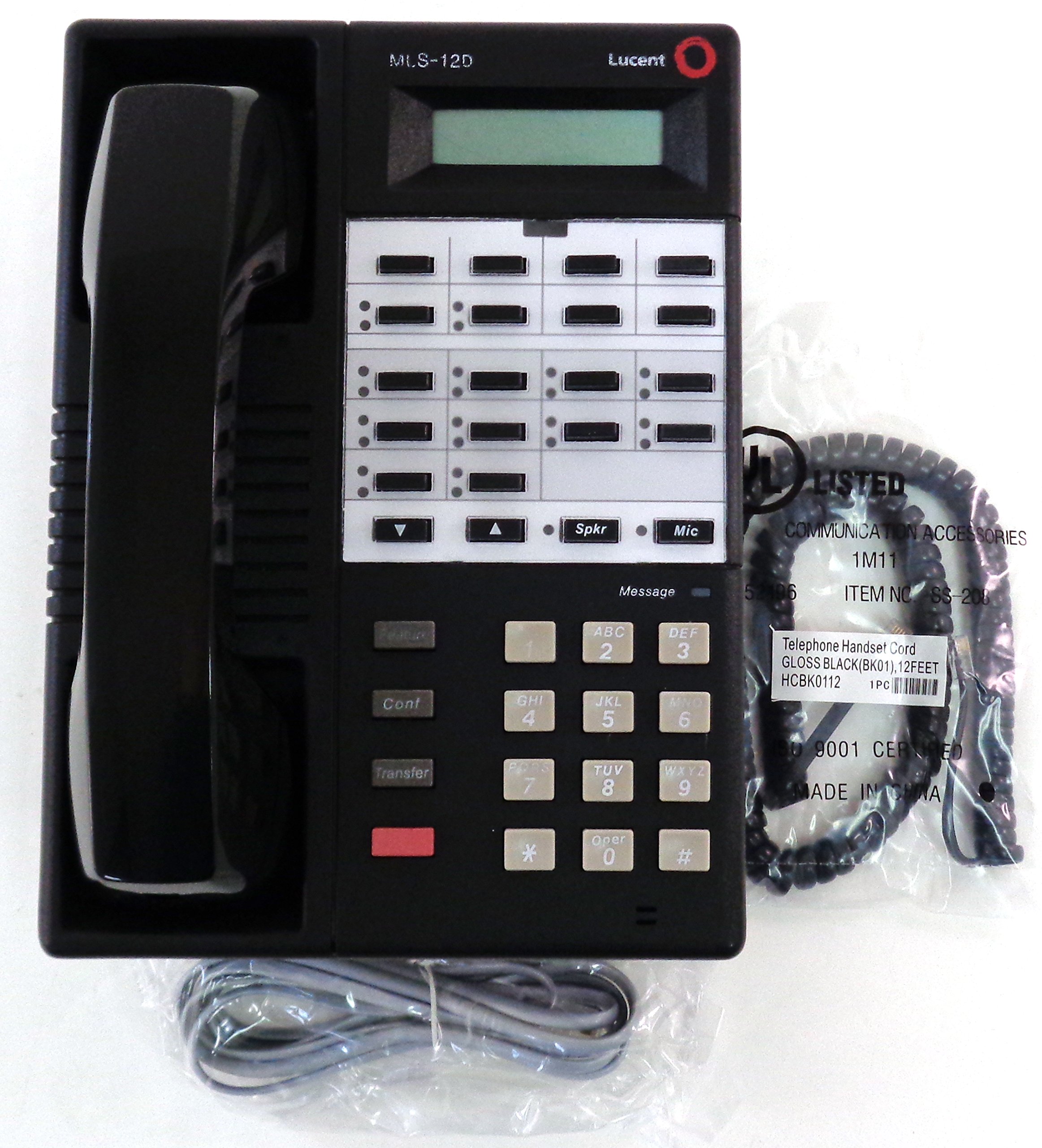 Avaya (Lucent) Partner MLS-12D 2-Line Business Phone with LCD Display - Ideal for Office, Call Center & Small Business Communications