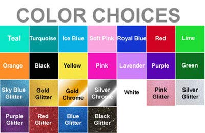 Custom Name Decal Sticker - Personalized Font Vinyl Stickers for Tumbler Cups, Laptop, Phone, Car, Helmet & More | Glitter Colors | Perfect for DIY Crafts, Gifts & Personalization Projects