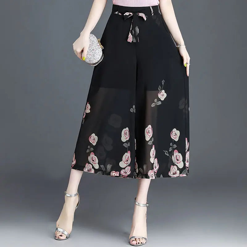Stylish Black Women's Wide Leg Pants with Adjustable Waist Strap - 10 Trendy Designs | Korean Harajuku Fashion 2023 | Perfect for Casual Wear, Office Outfits & Street Style