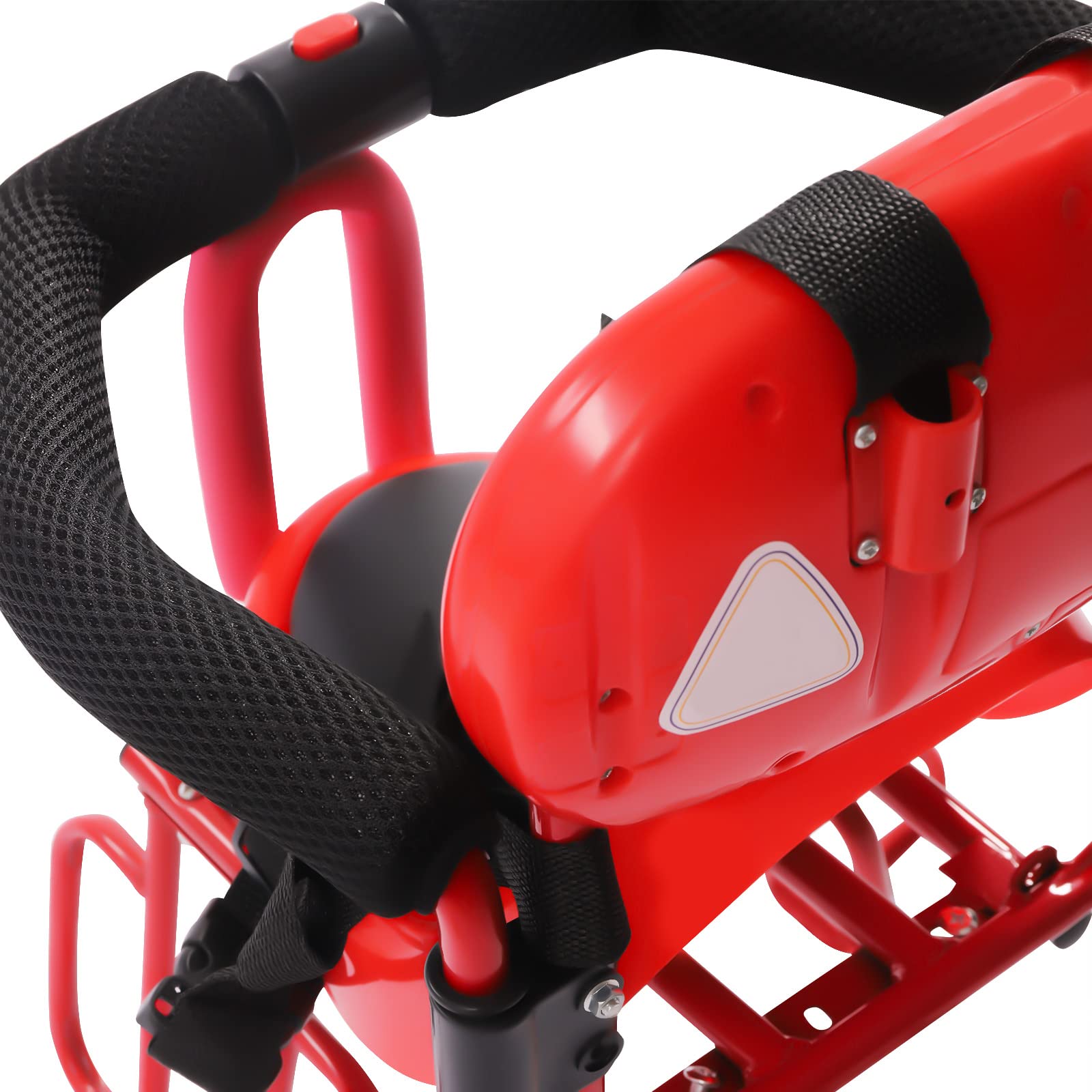 **Best Front & Rear Child Bike Seat for Adults - Portable, Foldable & Retractable with Comfortable Cushion - Safe & Secure for Toddlers - Perfect for Family Rides, Commuting & Outdoor Adventures (Red)**