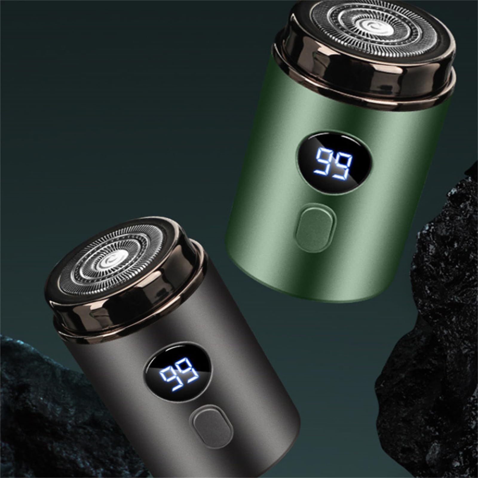 Vishopee Mini Portable Electric Shaver - Waterproof Wet/Dry Travel Razor for Men & Women - Compact USB Rechargeable Pocket Shaver for Face, Legs & Body - Perfect for Travel, Gym & On-the-Go Grooming