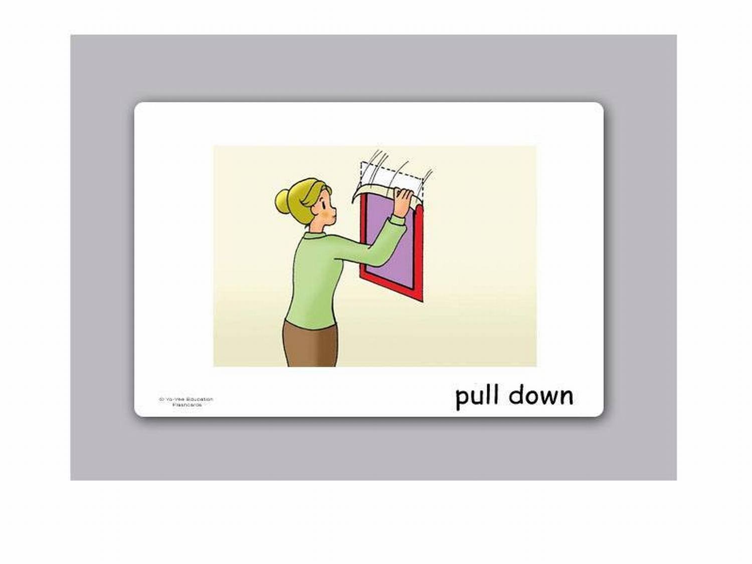 Phrasal Verbs Flash Cards with Bingo Game - Vocabulary Learning Cards for Toddlers, Kids & Adults | ESL, Classroom & Homeschool Activities