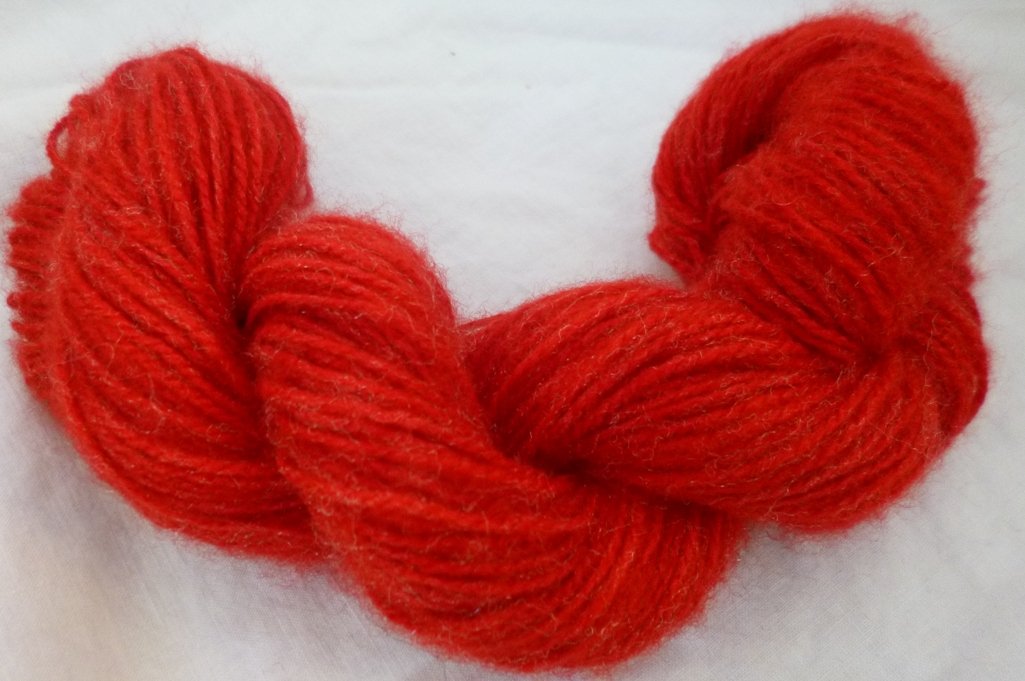 Soft Sport Weight Knitting Crochet Yarn - Fuzzy Frosted Cherry Red for Cozy Scarves, Hats & Baby Blankets | Premium DIY Craft Yarn for Handmade Gifts & Winter Accessories