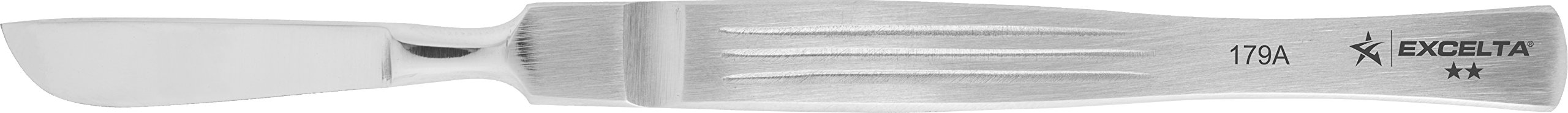 Excelta 179A Surgical Scalpel - Straight Stainless Steel Blade with One-Piece Handle - 0.06