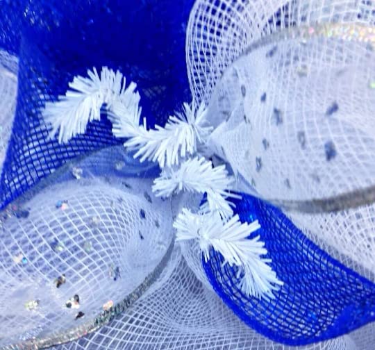 Handmade Deco Mesh Christmas Wreath for Holiday Decor - Perfect for Front Door, Mantel & Christmas Tree Decorations | Happy Birthday Jesus Theme
