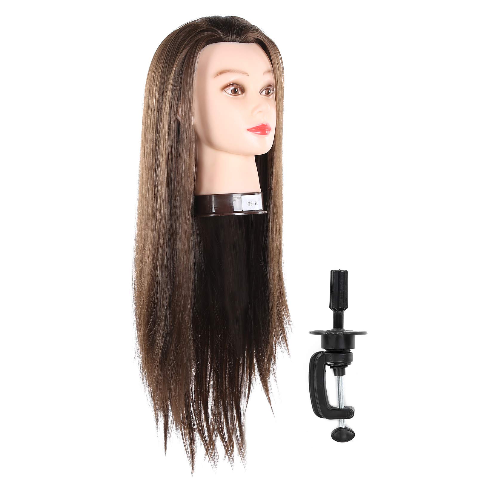 Professional Hairdressing Training Head - High-Temperature Resistant Mannequin for Styling Practice | Perfect for Hairdressing Schools, Salons & DIY Home Use