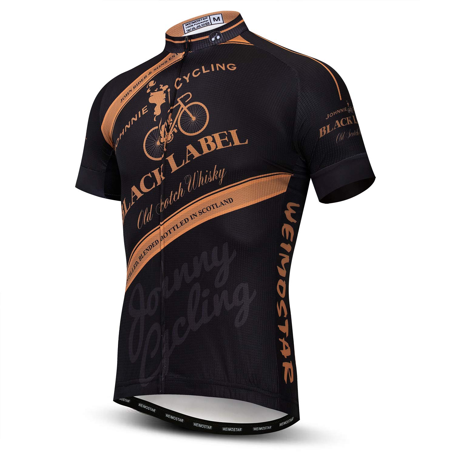 JPOJPO Men's Cycling Jersey - Breathable Short Sleeve Bike Shirt with 3 Back Pockets | Moisture-Wicking Bicycle Clothing for Road & Mountain Biking | Perfect for Summer Cycling, Commuting & Outdoor Sports
