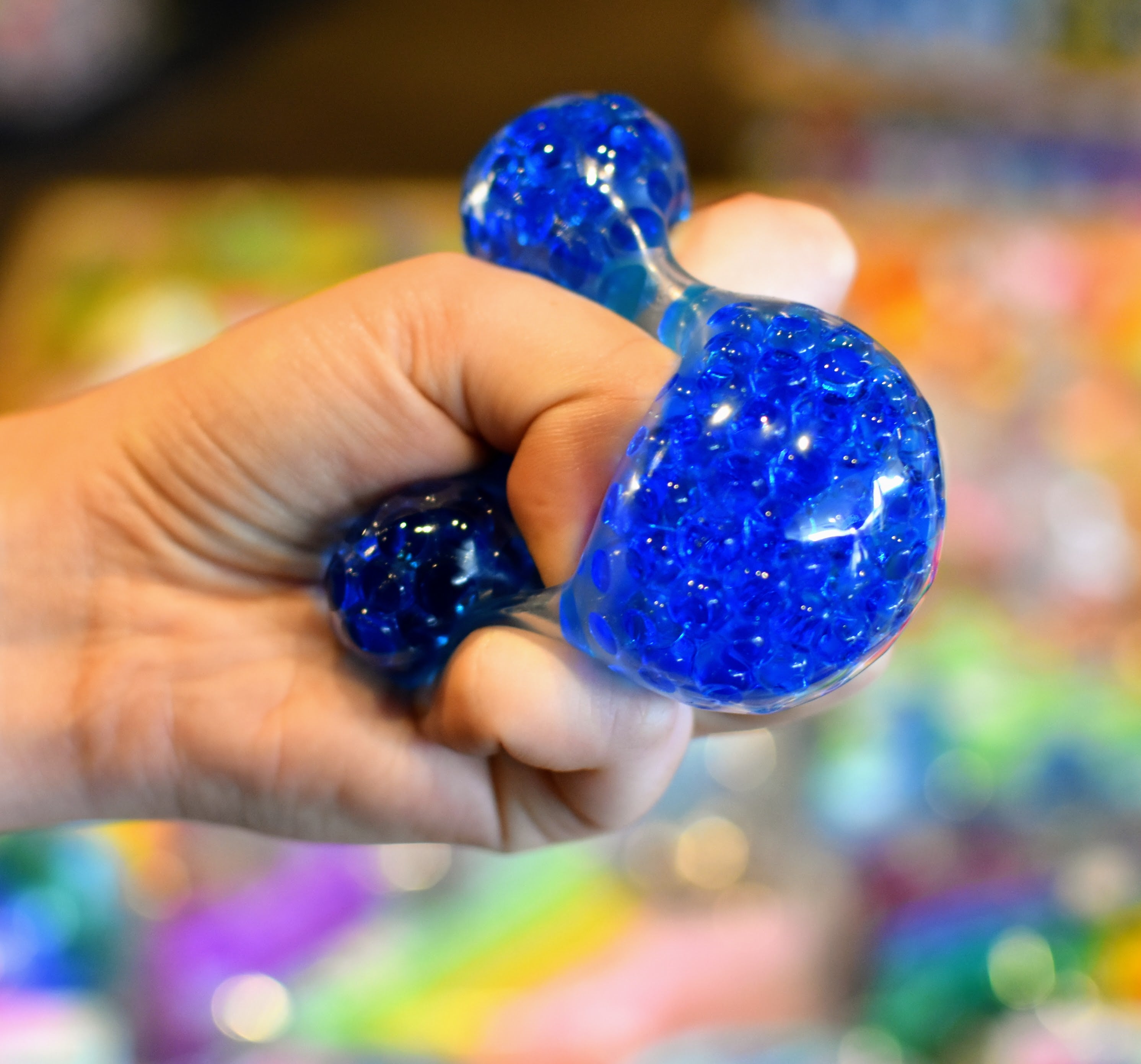 Sensory Stress Ball Squishy Gel Orb - 5.3cm Small Fidget Toy for Anxiety Relief, ADHD & Autism - Perfect for Office, Classroom & Home Use
