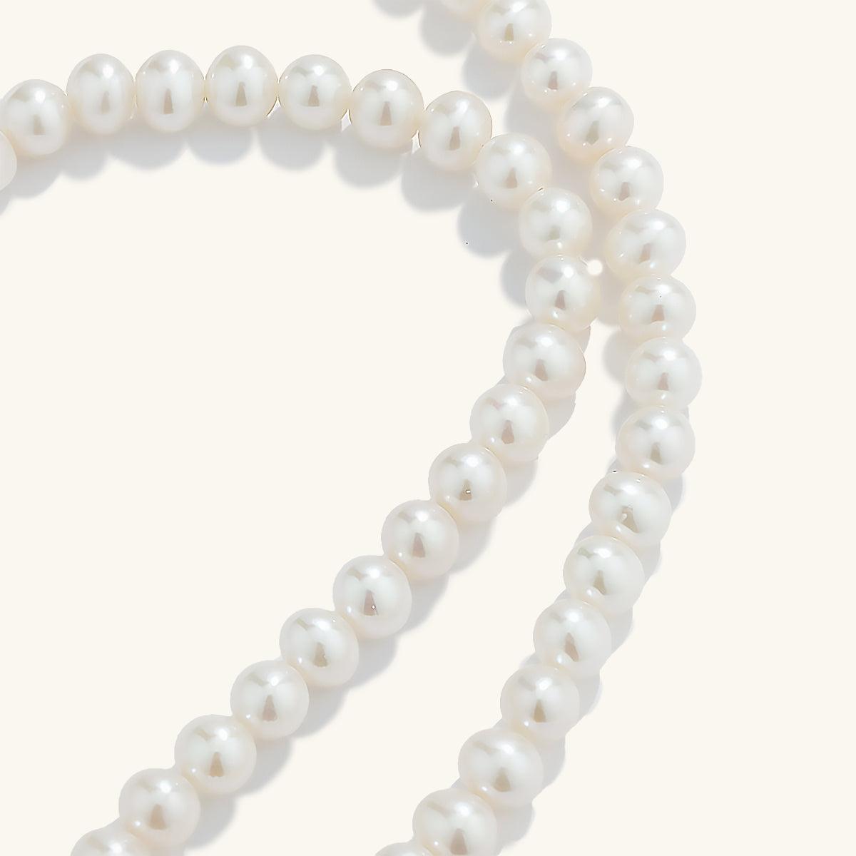 Elegant 6-6.5mm Freshwater Pearl Necklace - 18 Inch Strand for Women | Perfect for Weddings, Parties & Formal Occasions