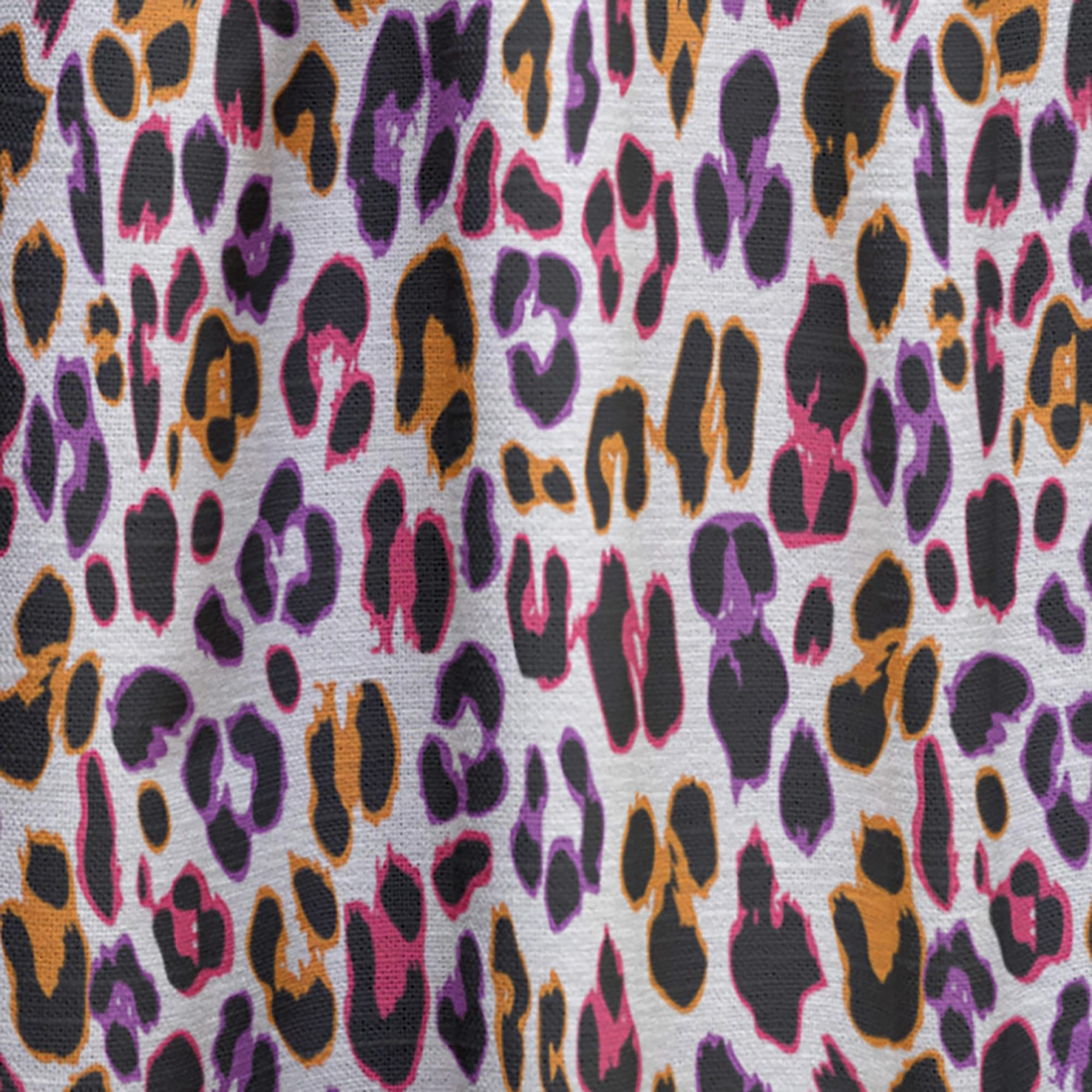 DesignQ Leopard Print Thermal Insulated Curtains - 52x84 Single Panel for Bedroom & Living Room - Safari Style Blackout Drapes for Energy Efficiency & Privacy