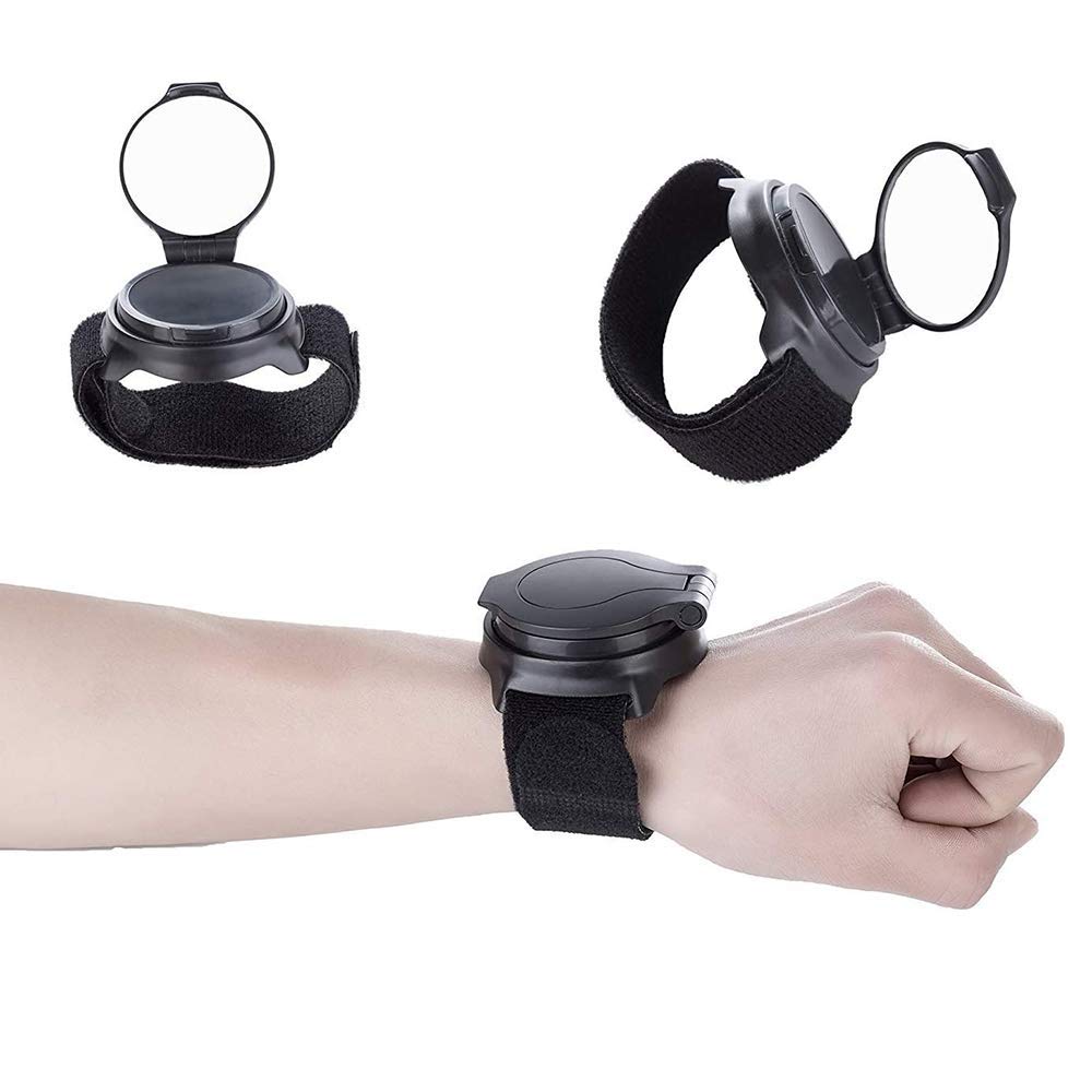 Zueyen Bike Mirror - 360° Adjustable Cycling Armband Mirror for Safe Riding, Wide Angle Rearview for Road & Mountain Bikes - Perfect for Commuting, Touring & Outdoor Adventures