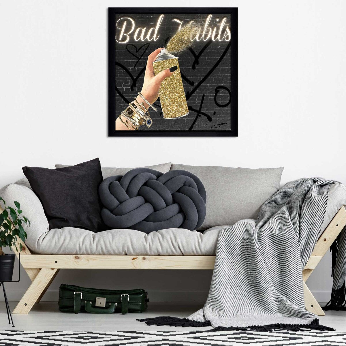 Bad Habits by Jodi - Premium Acrylic Wall Art Print - Perfect for Home Decor, Office & Gift Giving