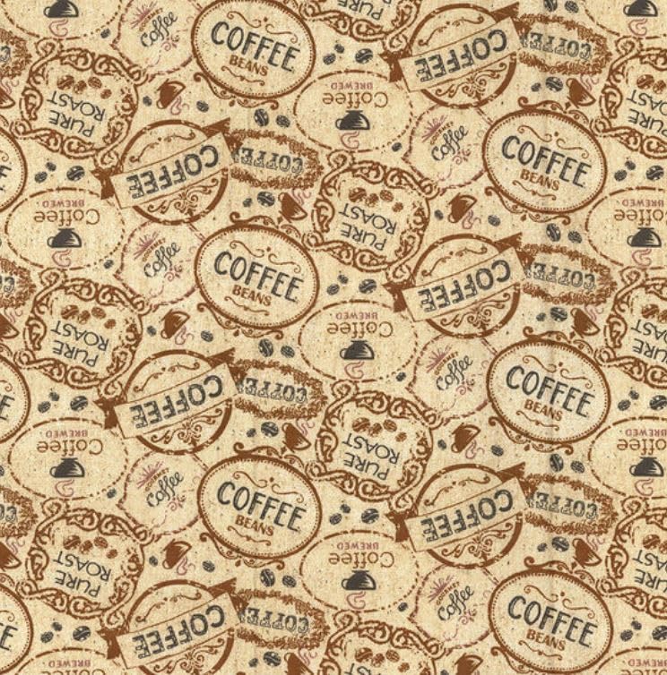 Heat Resistant Kitchen Pot Holder Set - 2 Pack Oven Mitts & Hot Pads for Cooking, Baking, Grilling - Pure Roast Coffee Fabric Print - Perfect for Stovetop, Oven & BBQ Use
