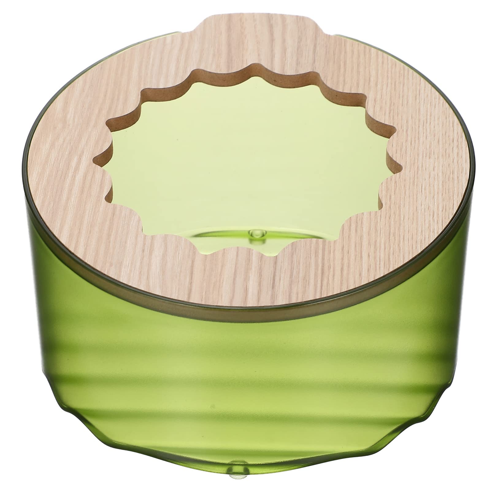 Rabbit Hamster Sand Bath Container - Small Pet Toilet & Sauna House for Gerbils, Rats, and Hamsters | Green Digging Toy for Small Animals | Perfect for Cage Cleaning, Grooming, and Playtime