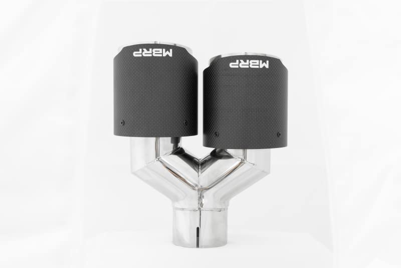 MBRP T5178CF Carbon Fiber Exhaust Tip - High Performance Car Exhaust System for Trucks & SUVs | Enhances Engine Sound & Vehicle Appearance | Perfect for Off-Roading & Custom Car Builds