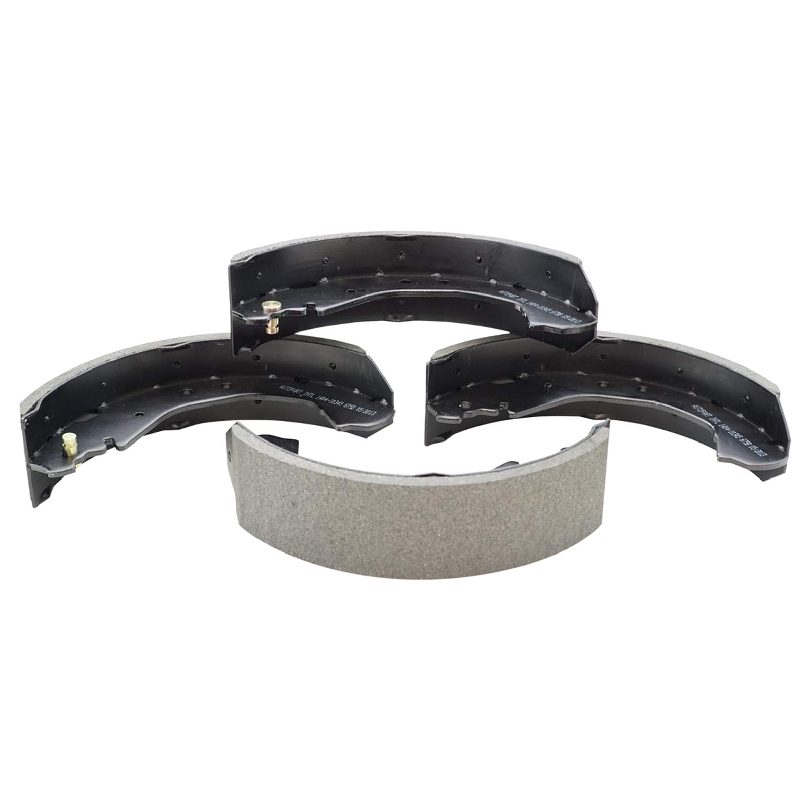 Rear Brake Drum & Shoe Kit Set for Chevy Silverado/GMC Sierra 1500/2500/3500 Pickup Trucks & SUVs - Durable Replacement Parts for Smooth Braking Performance - Perfect for Off-Roading, Towing & Daily Commuting