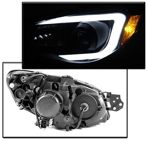 LED Projector Headlights for 2006-2007 Subaru Impreza - Black/Smoke with DRL - Upgrade Your Ride