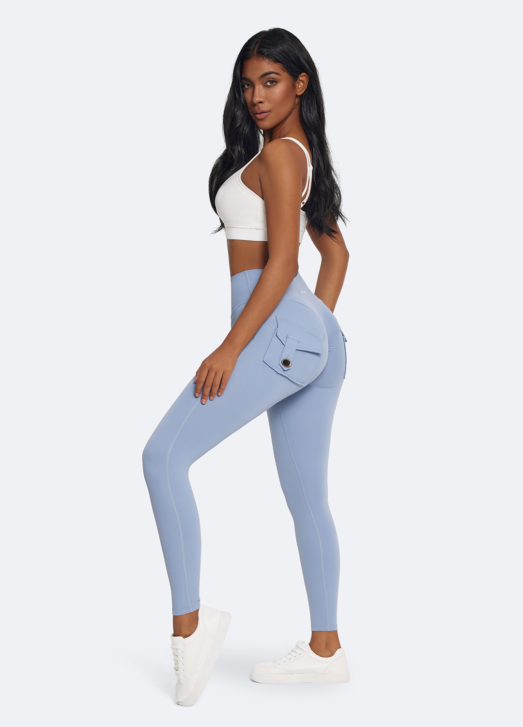 High Waist Push Up Leggings with Pockets - Tummy Control Yoga Pants for Women - Perfect for Workout, Running & Everyday Wear